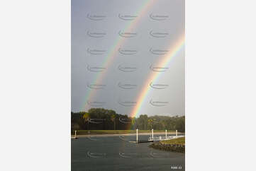 Rainbow at Couran Point QLD Aerial Photography