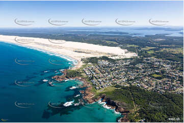 Aerial Photo Anna Bay NSW Aerial Photography