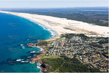 Aerial Photo Anna Bay NSW Aerial Photography