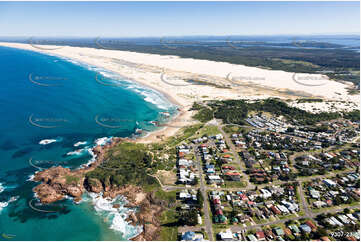 Aerial Photo Anna Bay NSW Aerial Photography