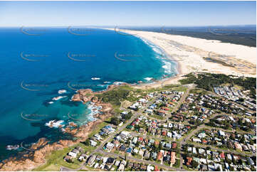 Aerial Photo Anna Bay NSW Aerial Photography