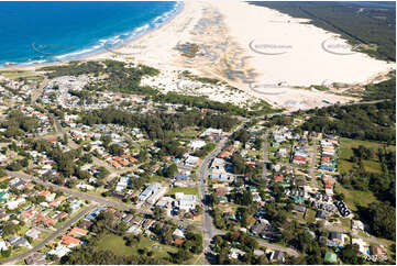 Aerial Photo Anna Bay NSW Aerial Photography