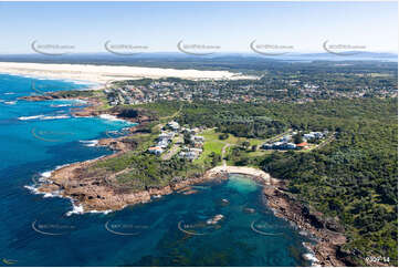 Aerial Photo Fishermans Bay NSW Aerial Photography