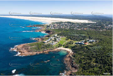 Aerial Photo Fishermans Bay NSW Aerial Photography