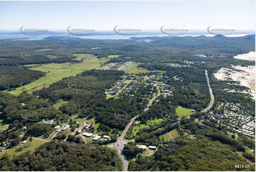 Aerial Photo One Mile Beach NSW Aerial Photography