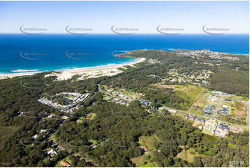 Aerial Photo One Mile Beach NSW Aerial Photography