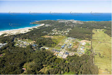 Aerial Photo One Mile Beach NSW Aerial Photography