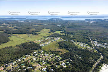 Aerial Photo One Mile Beach NSW Aerial Photography