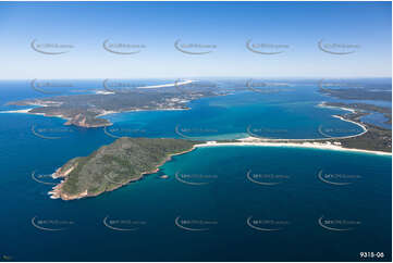 Aerial Photo Hawks Nest NSW Aerial Photography