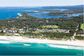 Aerial Photo Hawks Nest NSW Aerial Photography