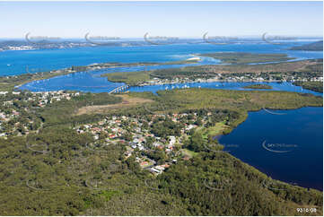 Aerial Photo Hawks Nest NSW Aerial Photography