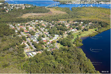 Aerial Photo Hawks Nest NSW Aerial Photography