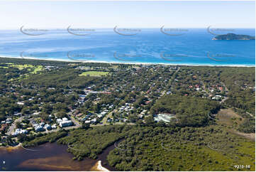 Aerial Photo Hawks Nest NSW Aerial Photography