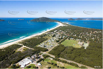 Aerial Photo Hawks Nest NSW Aerial Photography