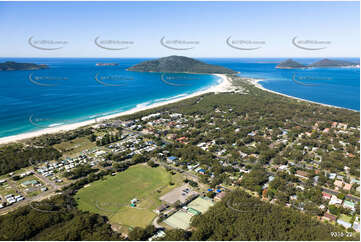 Aerial Photo Hawks Nest NSW Aerial Photography