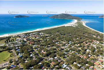 Aerial Photo Hawks Nest NSW Aerial Photography
