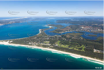 Aerial Photo Hawks Nest NSW Aerial Photography