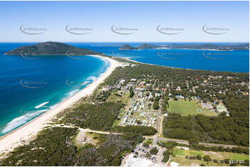 Hawks Nest Beach Holiday Park NSW Aerial Photography