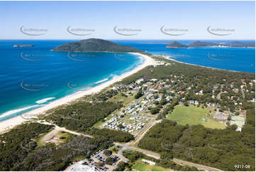 Hawks Nest Beach Holiday Park NSW Aerial Photography