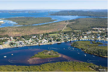 Aerial Photo Tea Gardens NSW Aerial Photography