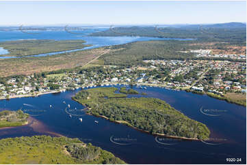 Aerial Photo Tea Gardens NSW Aerial Photography