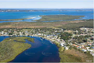 Aerial Photo Tea Gardens NSW Aerial Photography