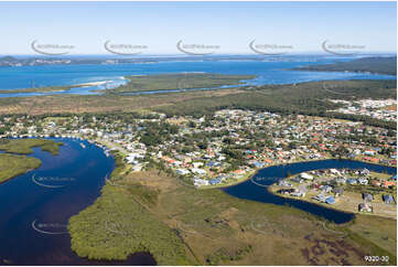 Aerial Photo Tea Gardens NSW Aerial Photography