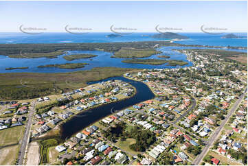 Aerial Photo Tea Gardens NSW Aerial Photography