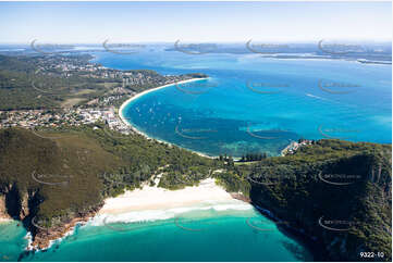 Aerial Photo Zenith Beach Shoal Bay NSW Aerial Photography