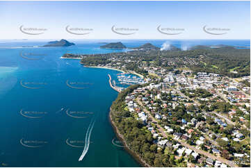 Aerial Photo Nelson Bay NSW Aerial Photography