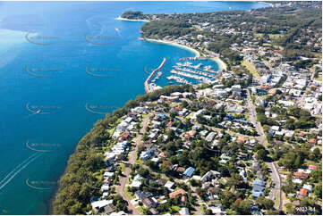 Aerial Photo Nelson Bay NSW Aerial Photography