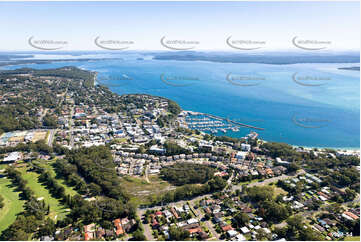 Aerial Photo Nelson Bay NSW Aerial Photography