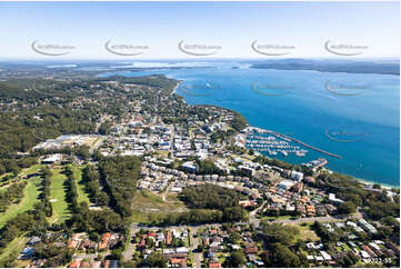 Aerial Photo Nelson Bay NSW Aerial Photography