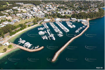 Aerial Photo Nelson Bay NSW Aerial Photography