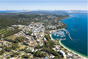 Aerial Photo Nelson Bay NSW Aerial Photography