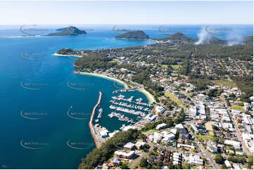 Aerial Photo Nelson Bay NSW Aerial Photography