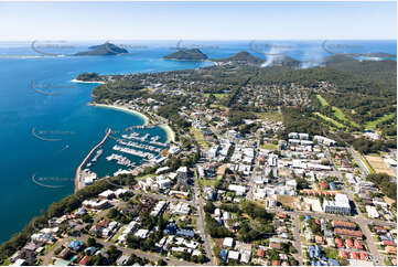 Aerial Photo Nelson Bay NSW Aerial Photography