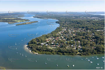 Aerial Photo Lemon Tree Passage NSW Aerial Photography