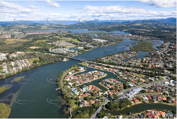 Aerial Photo Tweed Heads West NSW Aerial Photography