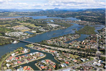 Aerial Photo Tweed Heads West NSW Aerial Photography