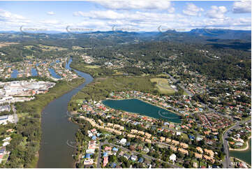 Aerial Photo Currumbin Waters QLD Aerial Photography