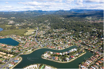 Aerial Photo Currumbin Waters QLD Aerial Photography