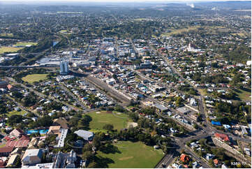 Aerial Photo Ipswich CBD QLD Aerial Photography