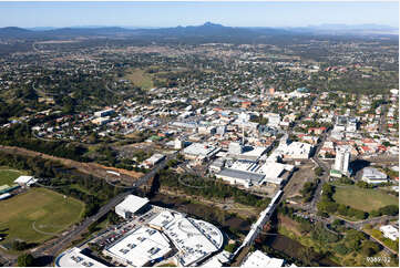 Aerial Photo Ipswich CBD QLD Aerial Photography