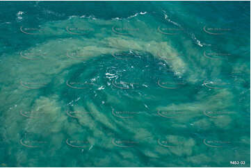 A Whirlpool just off Point Danger NSW Aerial Photography