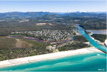 Aerial Photo Brunswick Heads NSW Aerial Photography