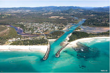 Aerial Photo Brunswick Heads NSW Aerial Photography