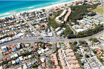 Aerial Photo Mermaid Beach QLD Aerial Photography