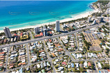 Aerial Photo Burleigh Heads QLD Aerial Photography