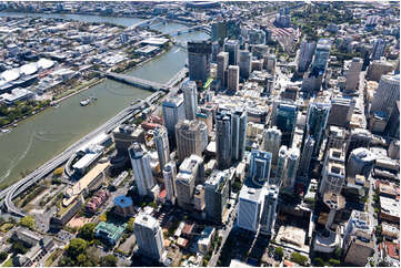 Aerial Photo Brisbane CBD QLD Aerial Photography